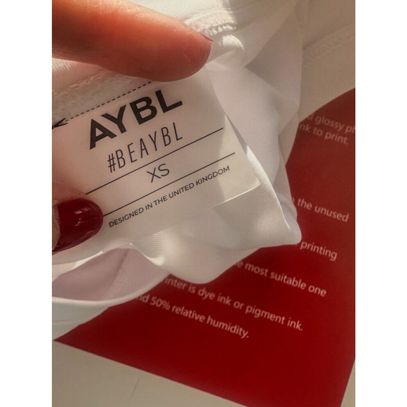 Aybl Define Crop Tee NWT Women’s X-Small Long-sleeved Active Tee Athleticwear - Picture 7 of 7